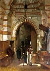 Frederick Goodall Famous Paintings - The Grand Bazaar